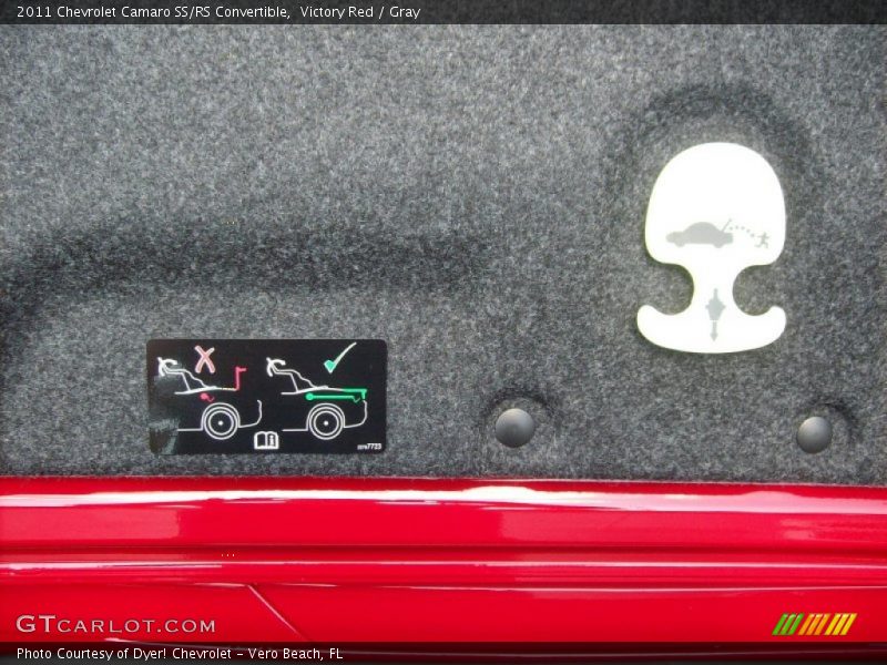 Controls of 2011 Camaro SS/RS Convertible