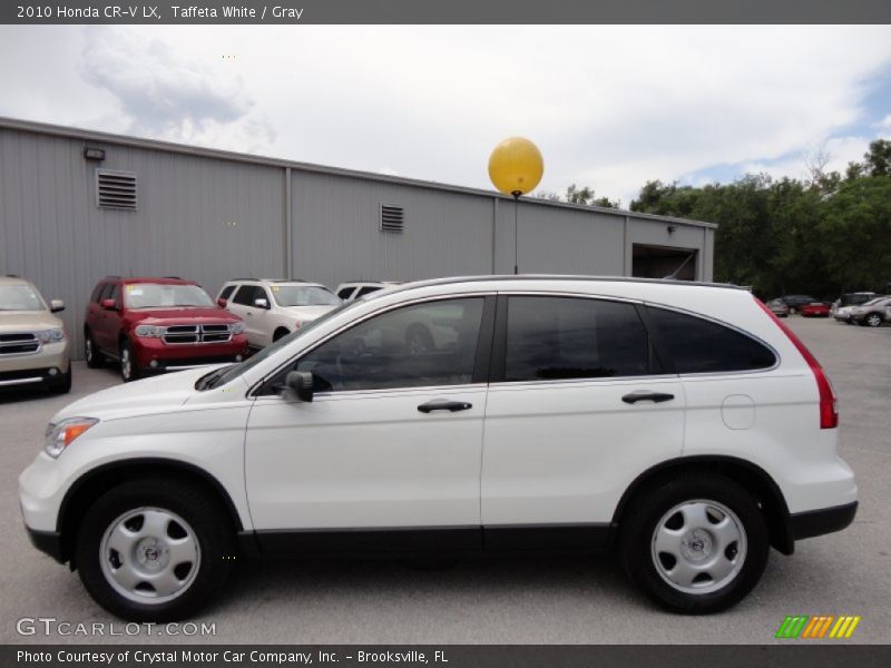 Taffeta White / Gray 2010 Honda CR-V LX