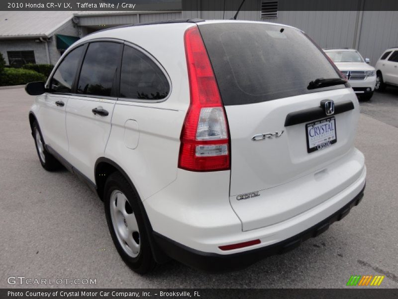 Taffeta White / Gray 2010 Honda CR-V LX