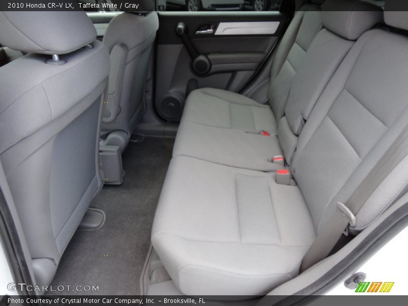 Taffeta White / Gray 2010 Honda CR-V LX