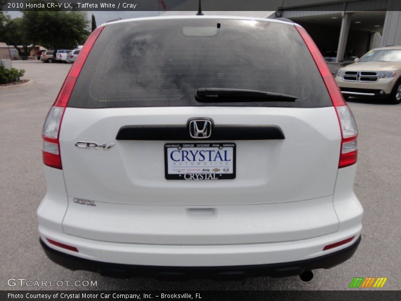 Taffeta White / Gray 2010 Honda CR-V LX