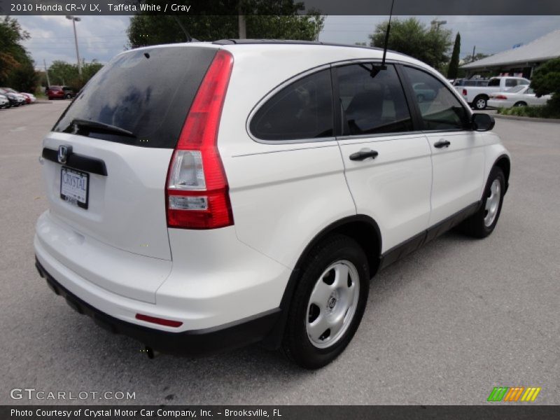 Taffeta White / Gray 2010 Honda CR-V LX