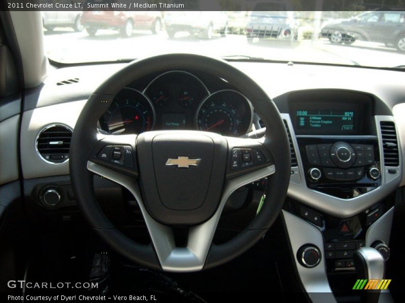 Summit White / Medium Titanium 2011 Chevrolet Cruze LT