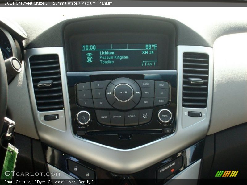 Summit White / Medium Titanium 2011 Chevrolet Cruze LT