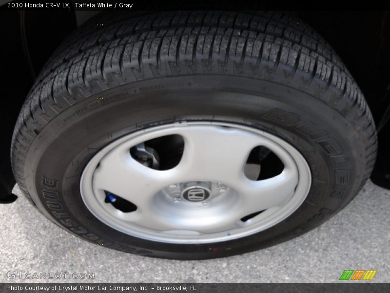 Taffeta White / Gray 2010 Honda CR-V LX