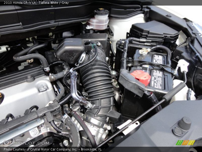 Taffeta White / Gray 2010 Honda CR-V LX