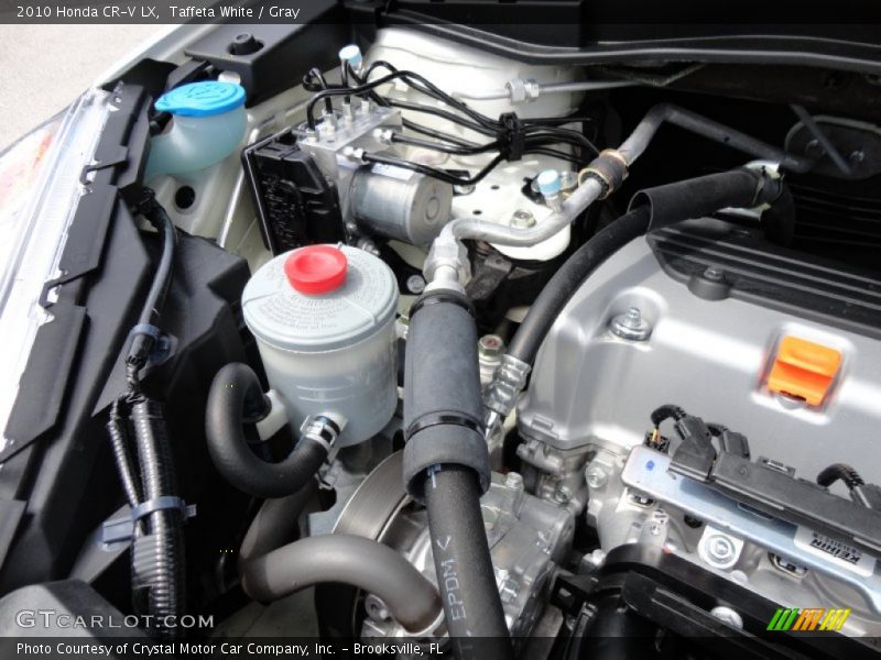 Taffeta White / Gray 2010 Honda CR-V LX