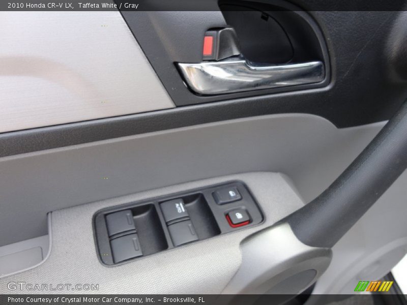 Taffeta White / Gray 2010 Honda CR-V LX