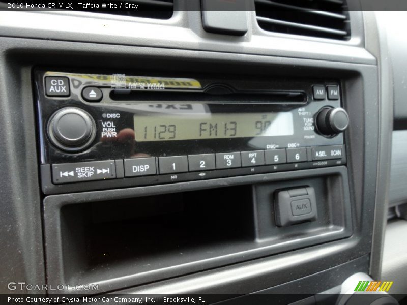 Taffeta White / Gray 2010 Honda CR-V LX