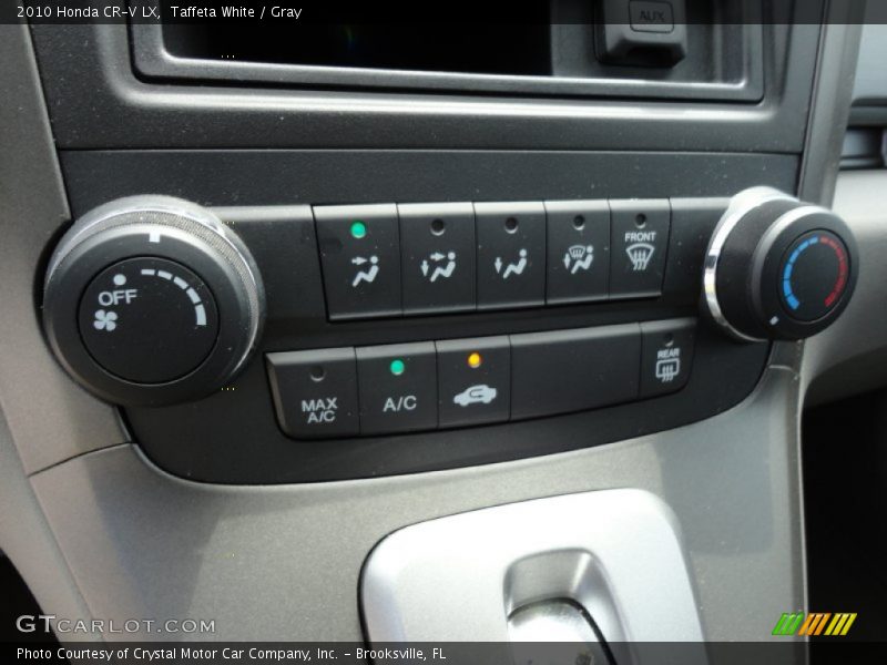 Taffeta White / Gray 2010 Honda CR-V LX