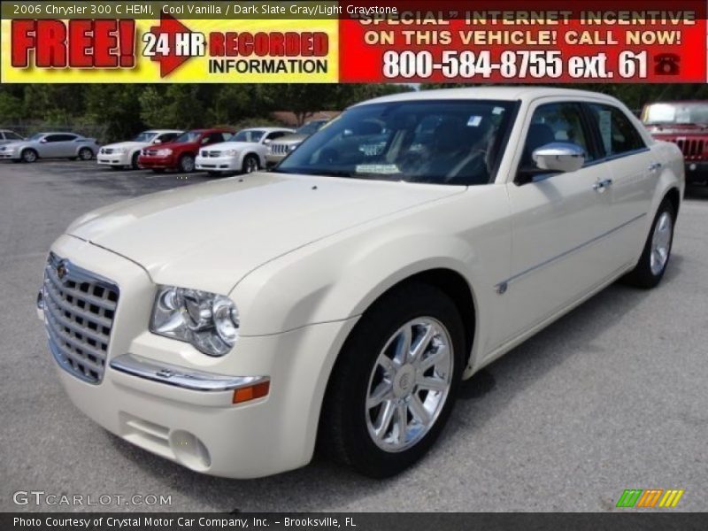 Cool Vanilla / Dark Slate Gray/Light Graystone 2006 Chrysler 300 C HEMI