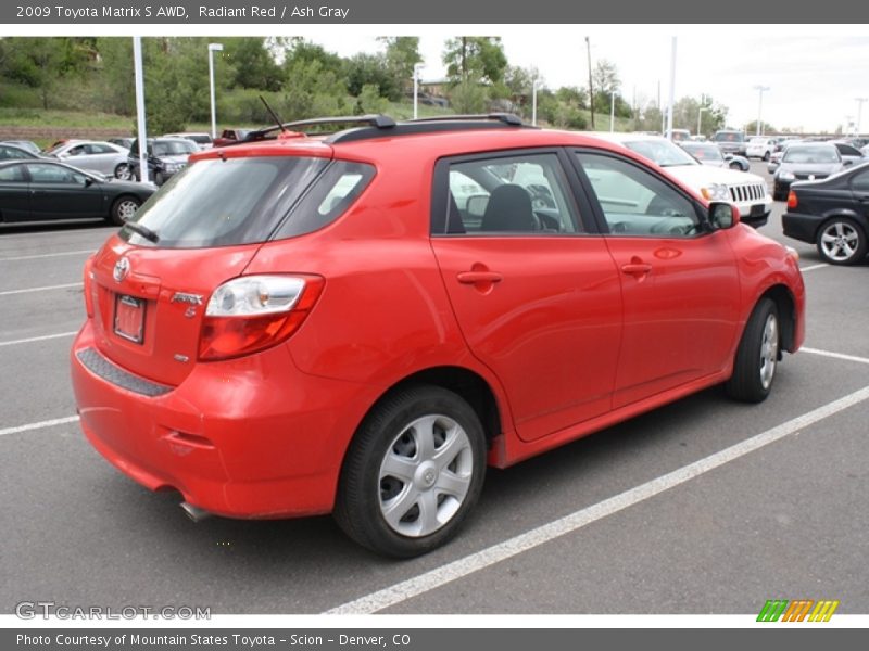 Radiant Red / Ash Gray 2009 Toyota Matrix S AWD