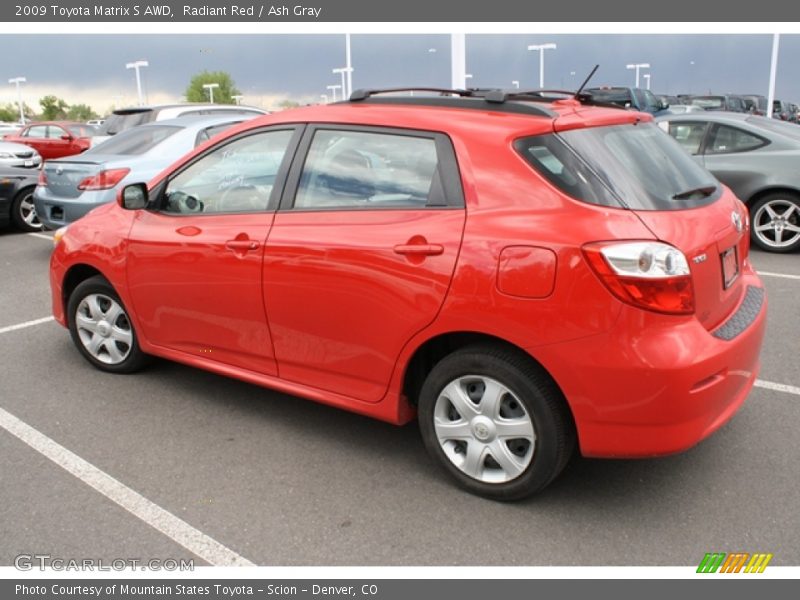 Radiant Red / Ash Gray 2009 Toyota Matrix S AWD