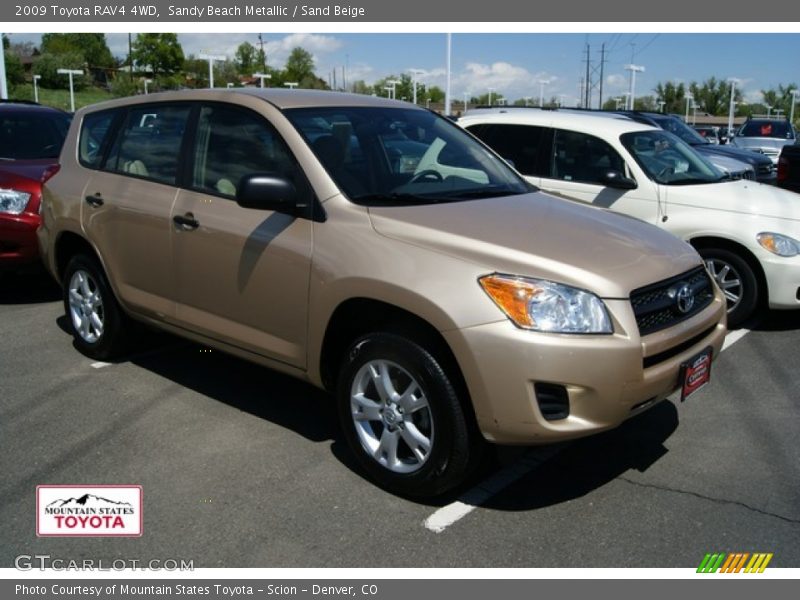 Sandy Beach Metallic / Sand Beige 2009 Toyota RAV4 4WD