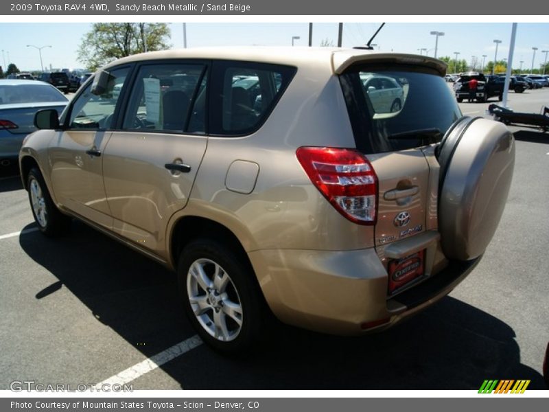 Sandy Beach Metallic / Sand Beige 2009 Toyota RAV4 4WD