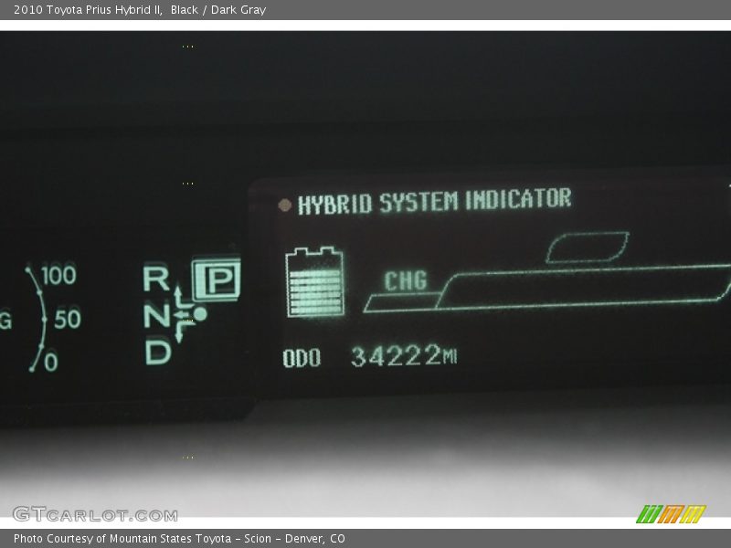 Black / Dark Gray 2010 Toyota Prius Hybrid II