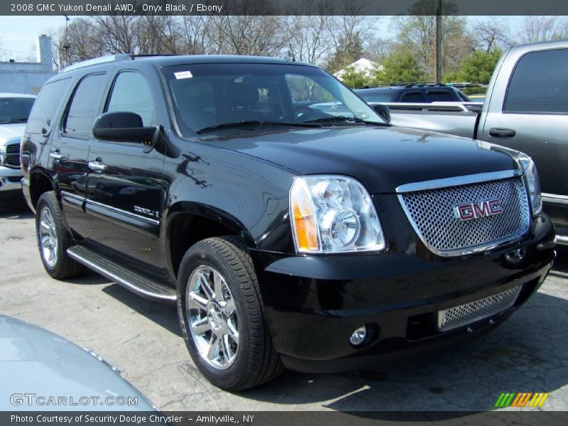 Onyx Black / Ebony 2008 GMC Yukon Denali AWD