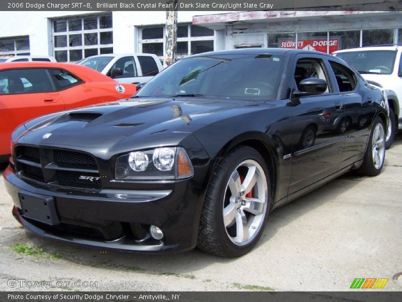 Brilliant Black Crystal Pearl / Dark Slate Gray/Light Slate Gray 2006 Dodge Charger SRT-8