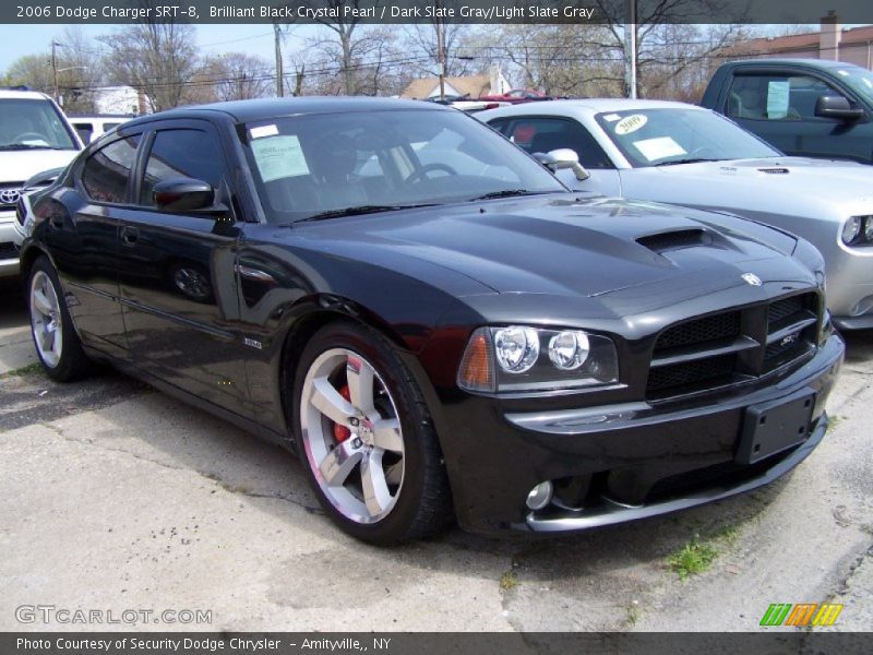 Brilliant Black Crystal Pearl / Dark Slate Gray/Light Slate Gray 2006 Dodge Charger SRT-8