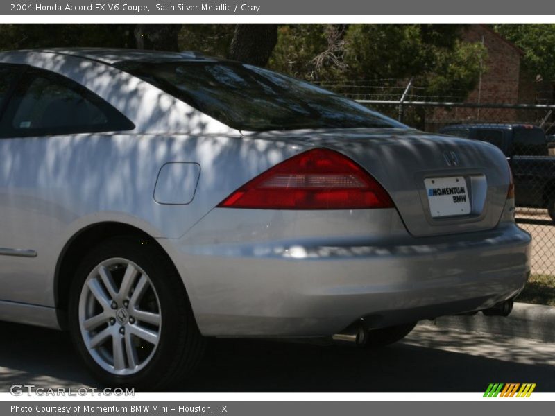 Satin Silver Metallic / Gray 2004 Honda Accord EX V6 Coupe