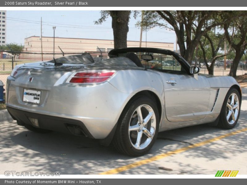 Silver Pearl / Black 2008 Saturn Sky Roadster