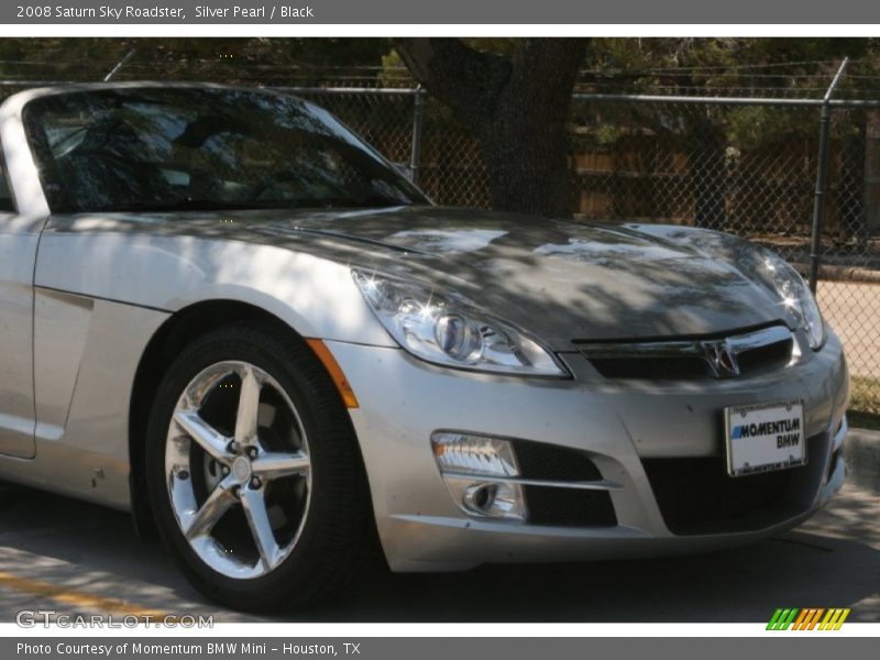 Silver Pearl / Black 2008 Saturn Sky Roadster