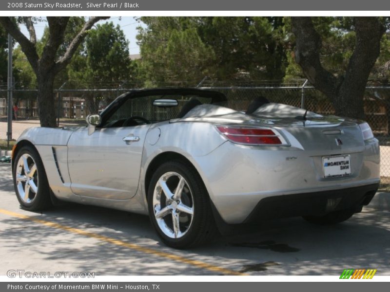 Silver Pearl / Black 2008 Saturn Sky Roadster