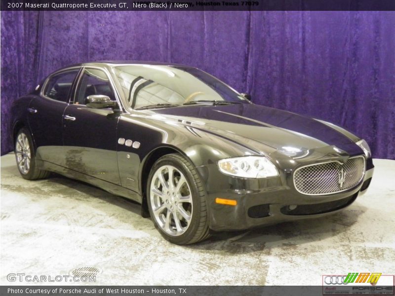 Nero (Black) / Nero 2007 Maserati Quattroporte Executive GT