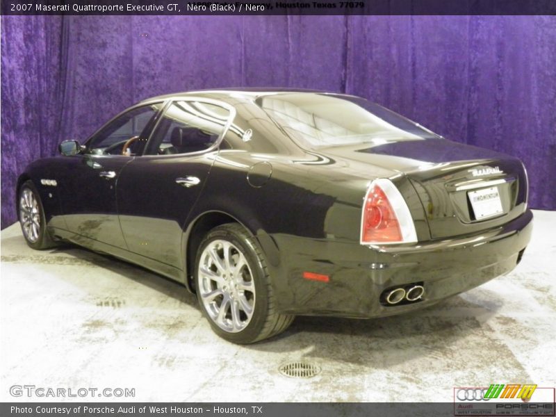 Nero (Black) / Nero 2007 Maserati Quattroporte Executive GT