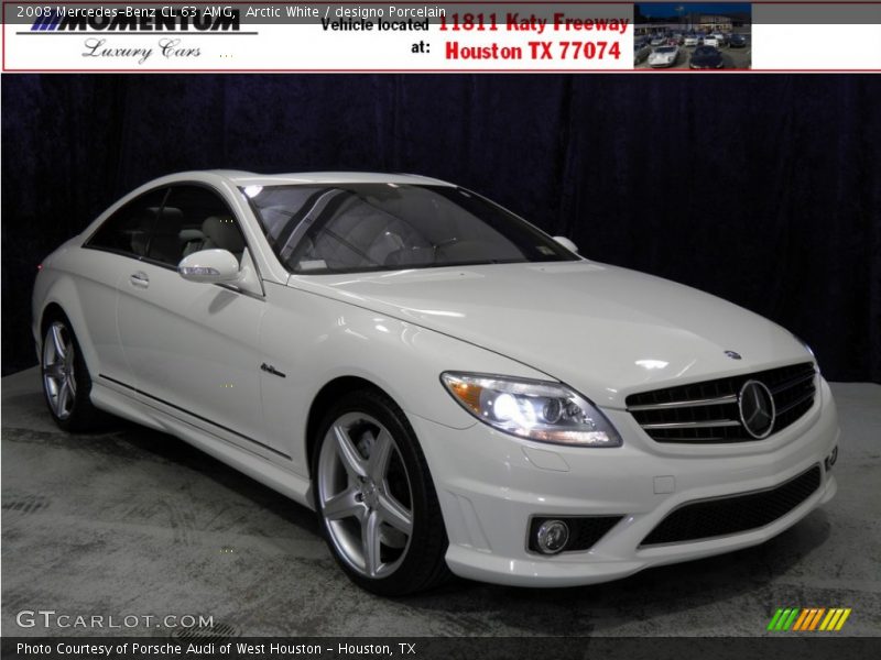 Arctic White / designo Porcelain 2008 Mercedes-Benz CL 63 AMG