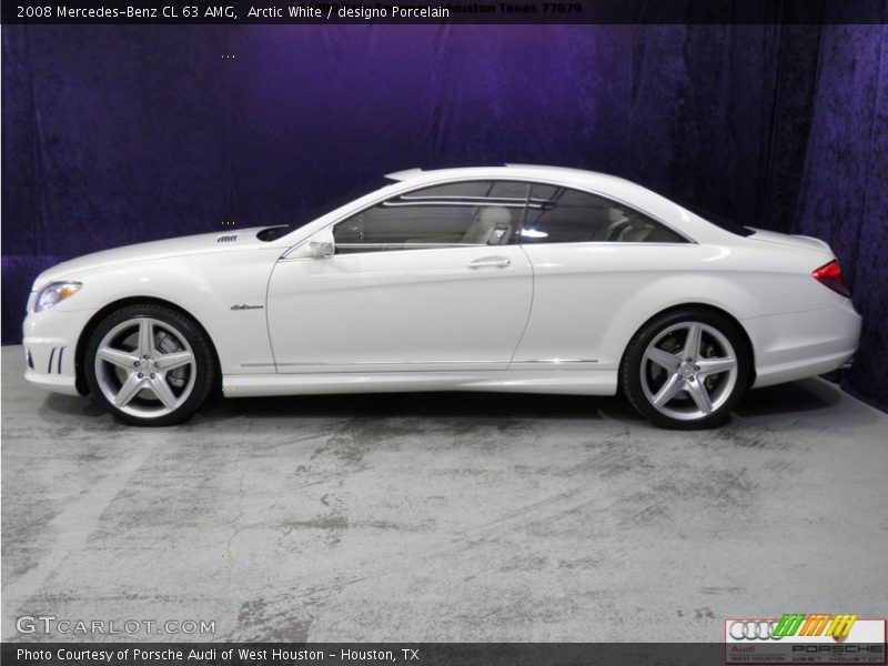 Arctic White / designo Porcelain 2008 Mercedes-Benz CL 63 AMG