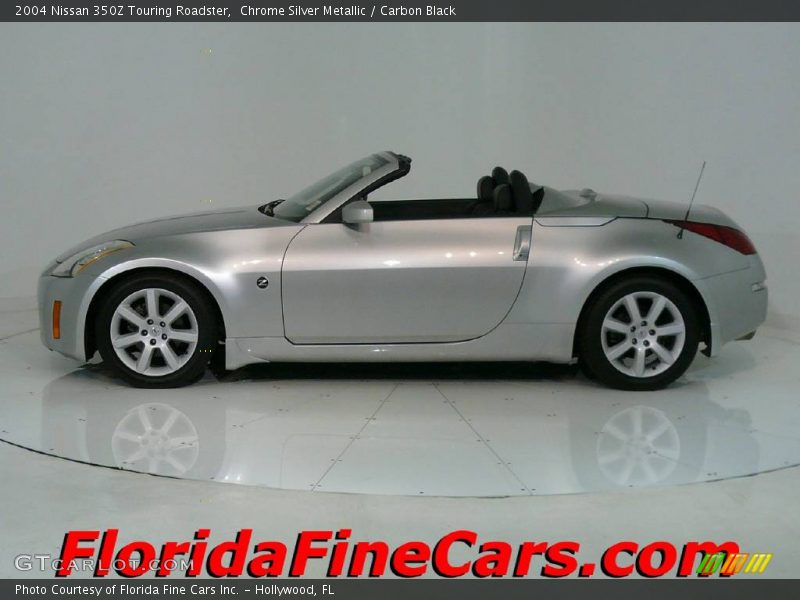 Chrome Silver Metallic / Carbon Black 2004 Nissan 350Z Touring Roadster
