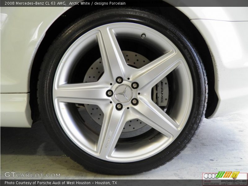 Arctic White / designo Porcelain 2008 Mercedes-Benz CL 63 AMG