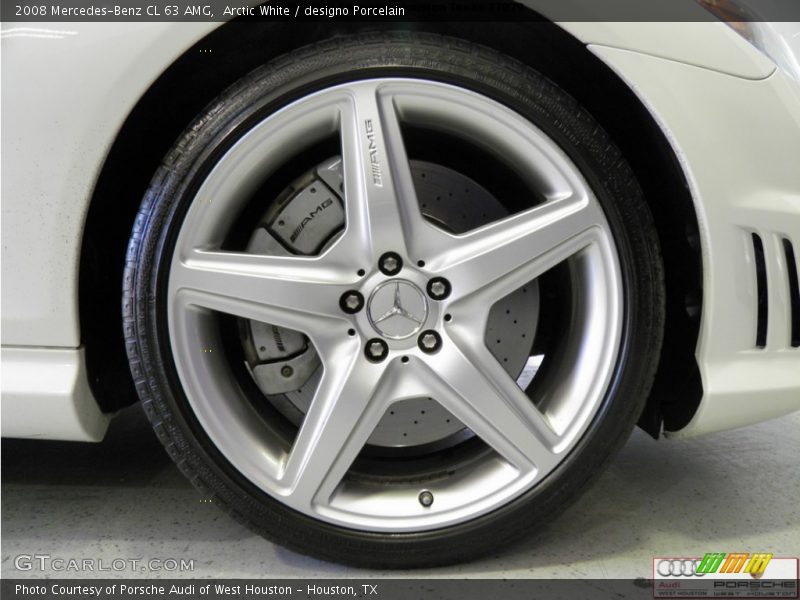 Arctic White / designo Porcelain 2008 Mercedes-Benz CL 63 AMG