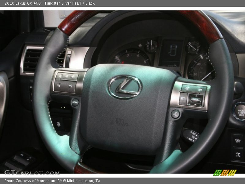 Tungsten Silver Pearl / Black 2010 Lexus GX 460