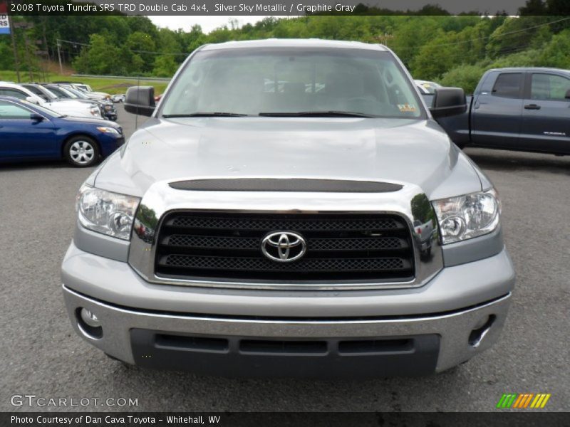 Silver Sky Metallic / Graphite Gray 2008 Toyota Tundra SR5 TRD Double Cab 4x4