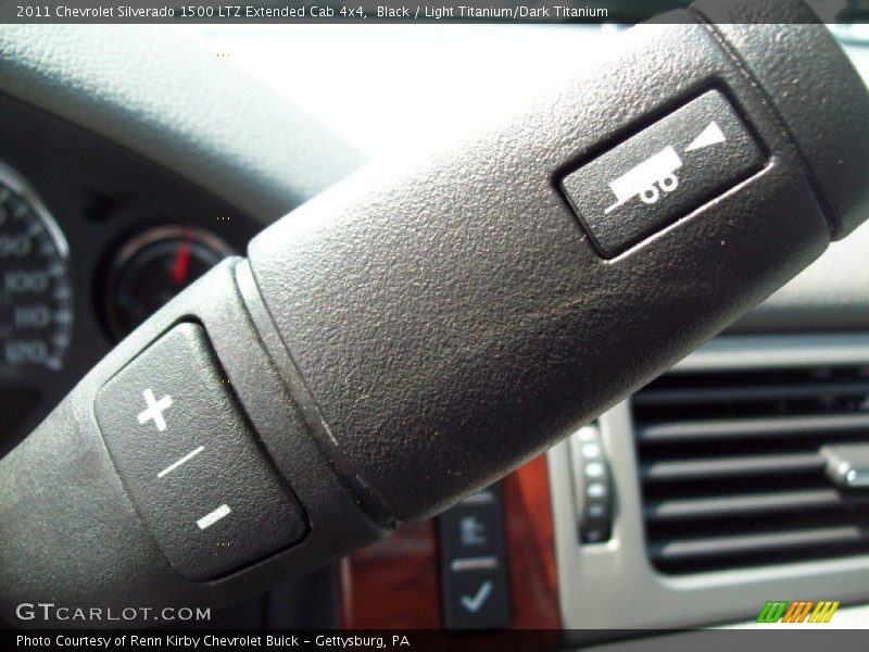 Black / Light Titanium/Dark Titanium 2011 Chevrolet Silverado 1500 LTZ Extended Cab 4x4