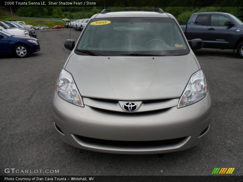Silver Shadow Pearl / Stone 2008 Toyota Sienna LE