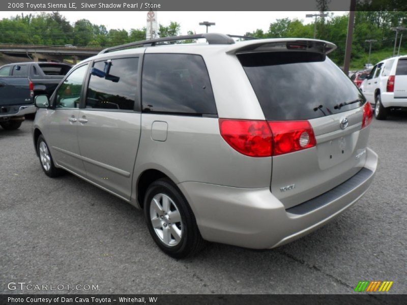 Silver Shadow Pearl / Stone 2008 Toyota Sienna LE