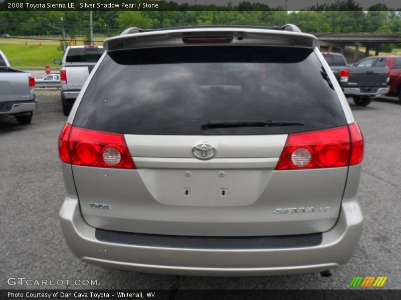 Silver Shadow Pearl / Stone 2008 Toyota Sienna LE