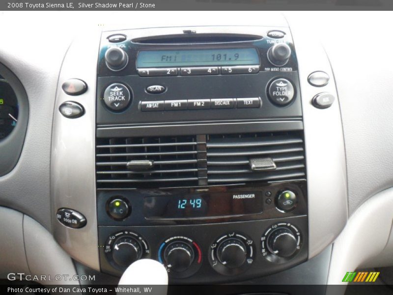 Silver Shadow Pearl / Stone 2008 Toyota Sienna LE