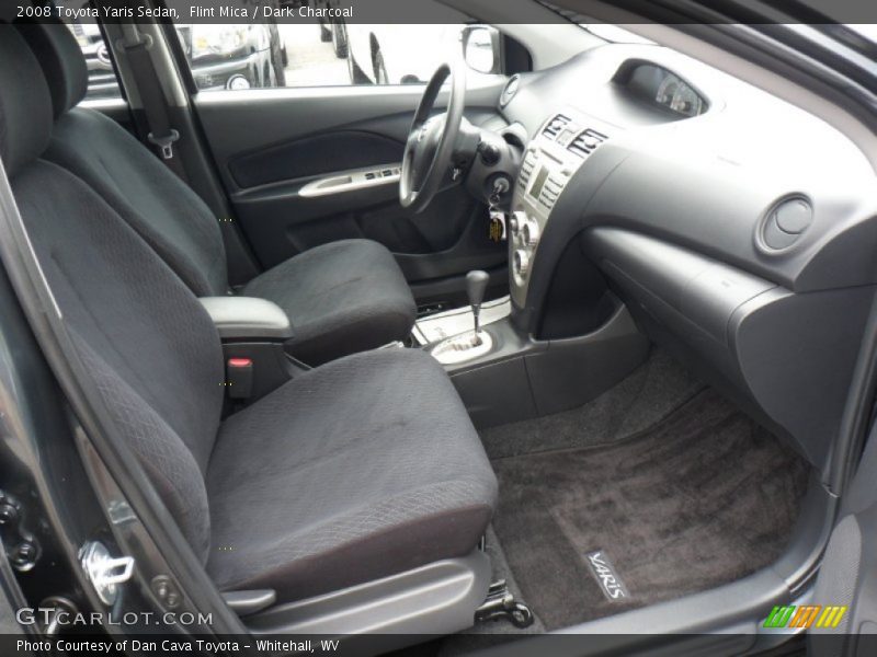  2008 Yaris Sedan Dark Charcoal Interior