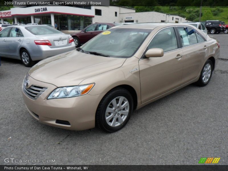 Desert Sand Metallic / Bisque 2009 Toyota Camry Hybrid
