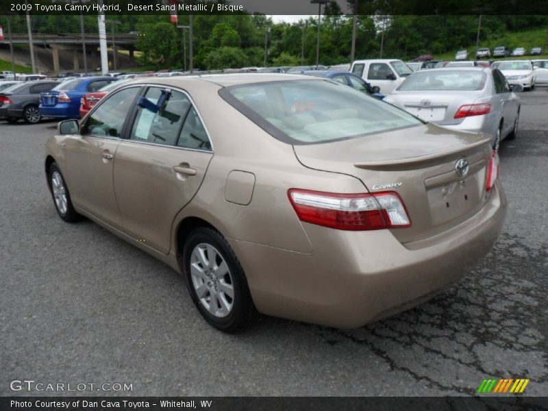 Desert Sand Metallic / Bisque 2009 Toyota Camry Hybrid
