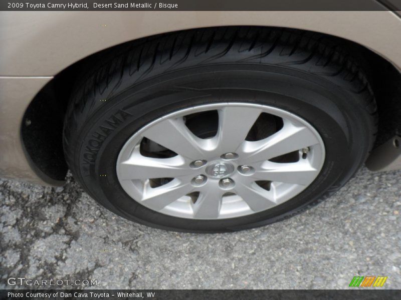 Desert Sand Metallic / Bisque 2009 Toyota Camry Hybrid