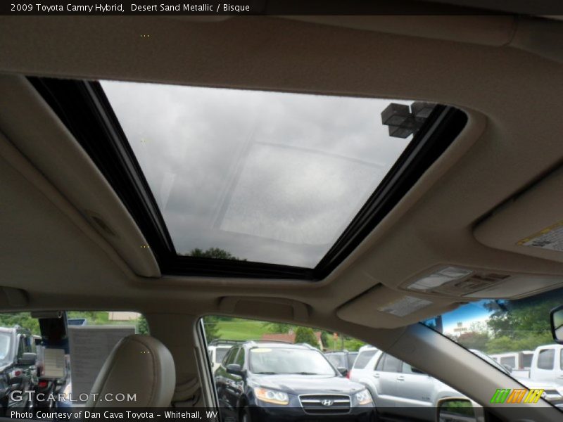 Desert Sand Metallic / Bisque 2009 Toyota Camry Hybrid