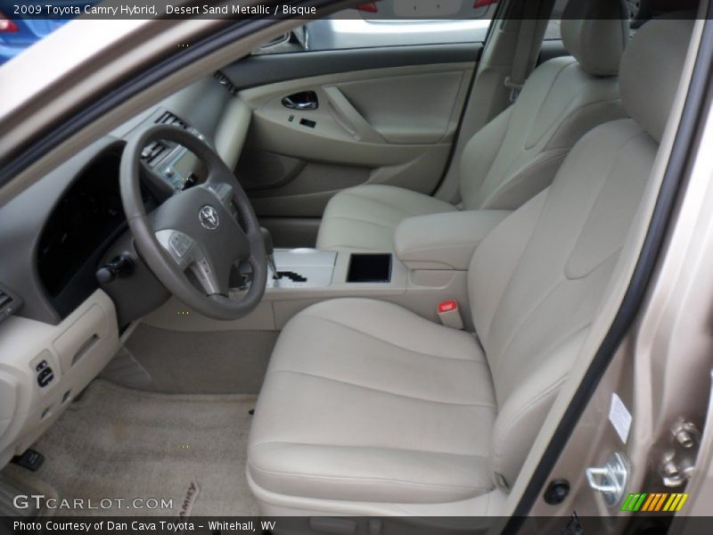Desert Sand Metallic / Bisque 2009 Toyota Camry Hybrid