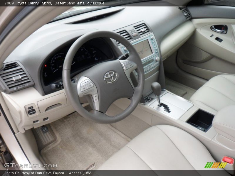 Desert Sand Metallic / Bisque 2009 Toyota Camry Hybrid