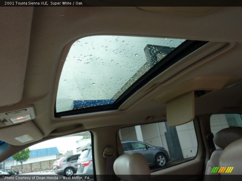 Super White / Oak 2001 Toyota Sienna XLE