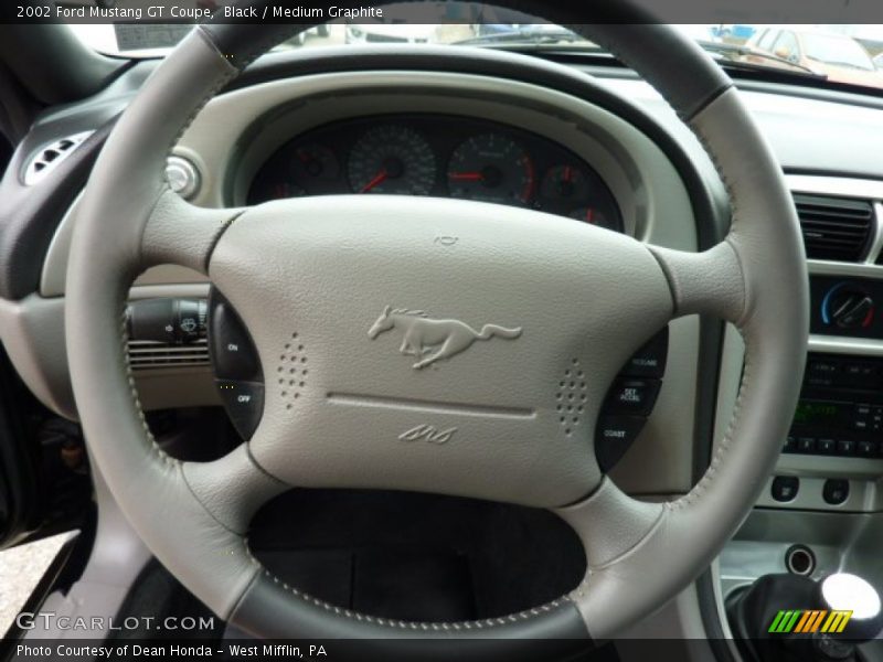 Black / Medium Graphite 2002 Ford Mustang GT Coupe